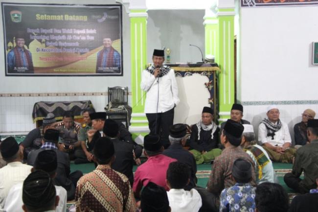 Launching Program Magrib Al-Qur an dan Subuh Berjemaah di Kecamatan Pantai Cermin