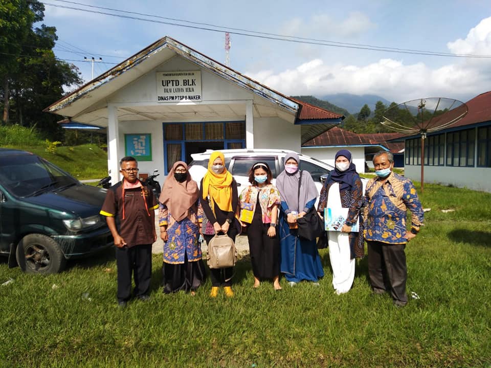 Monitoring pelaksanaan Ujian Kompetensi Kejuruan (UJK) pada BLK Solok