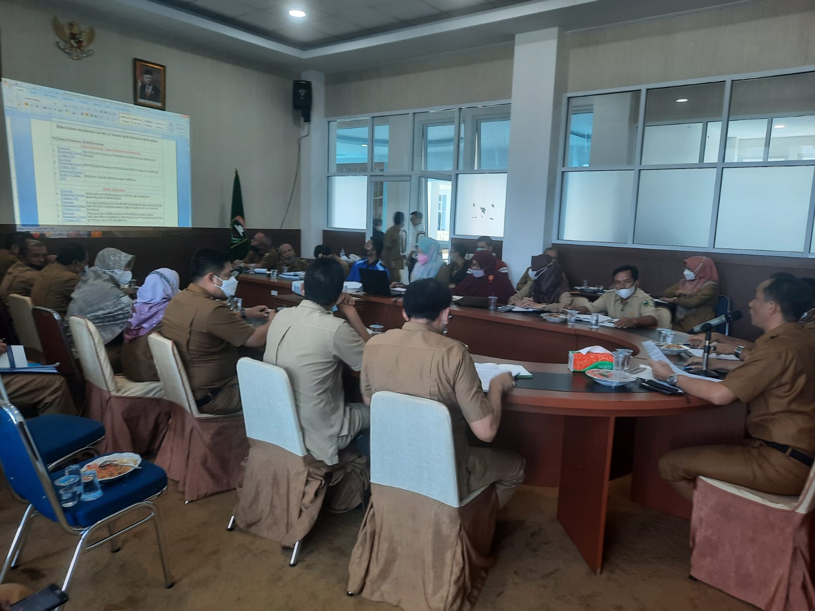 Rapat Koordinasi Bersama Dengan Seluruh OPD Teknis Terkait Perizinan Berusaha