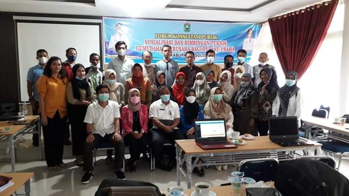 Sosialisasi dan Bimtek Kemudahan Berusaha Bagi Pelaku Usaha