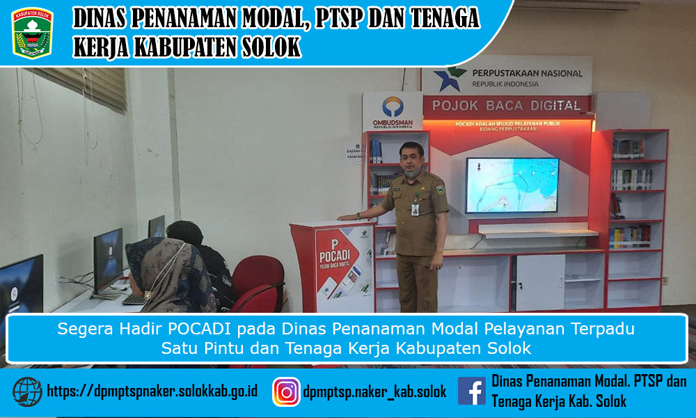 Segera Hadir POCADI pada Dinas PMPTSPNAKER Kab Solok