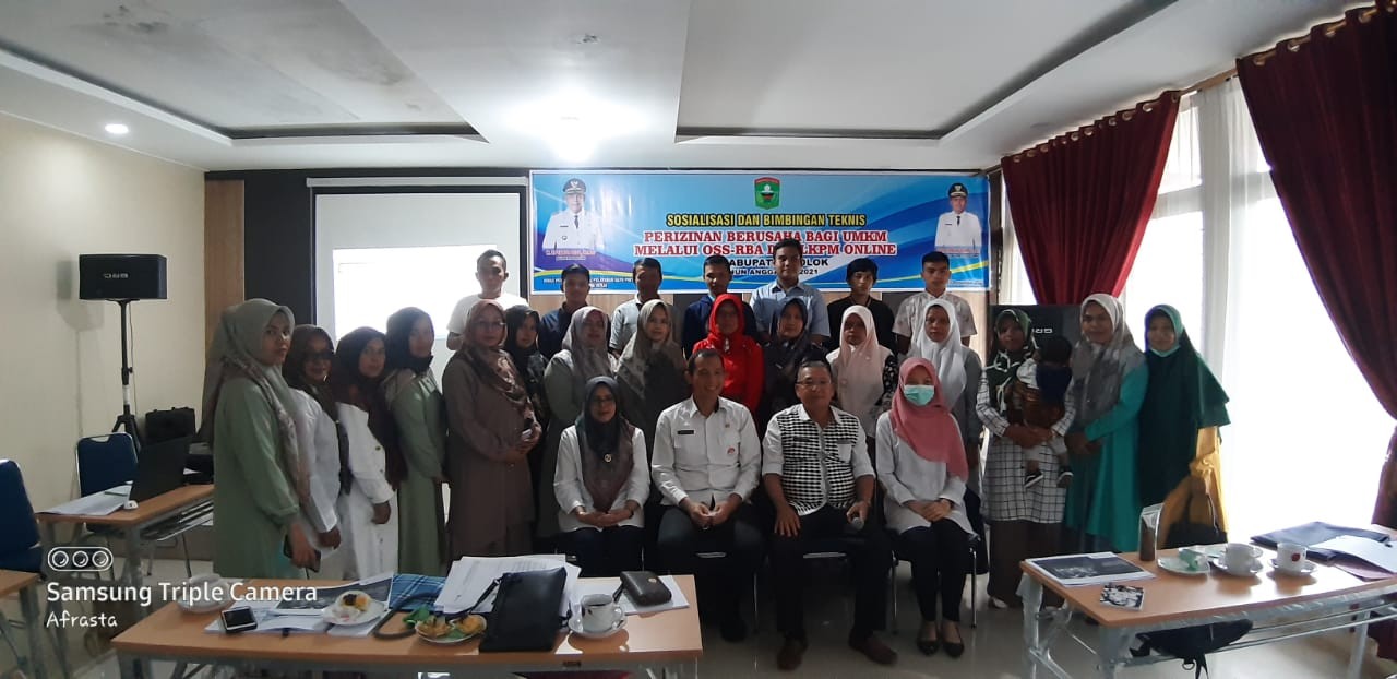 DPMPTSPNAKER kembali mengadakan Sosialisasi dan Bimbingan Teknis Perizinan Berusaha melalui OSS RBA