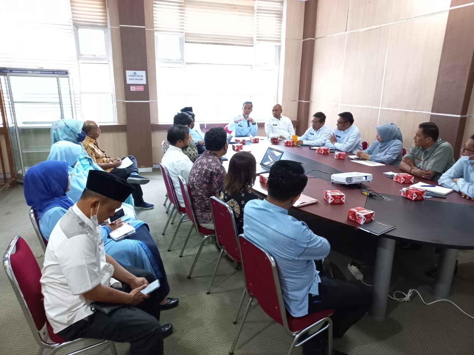 Kunjungan Kemenpan-RB ke Kab. Solok dalam rangka meninjau persiapan pembentukan Mal Pelayanan Publik (MPP) di Kabupaten Solok