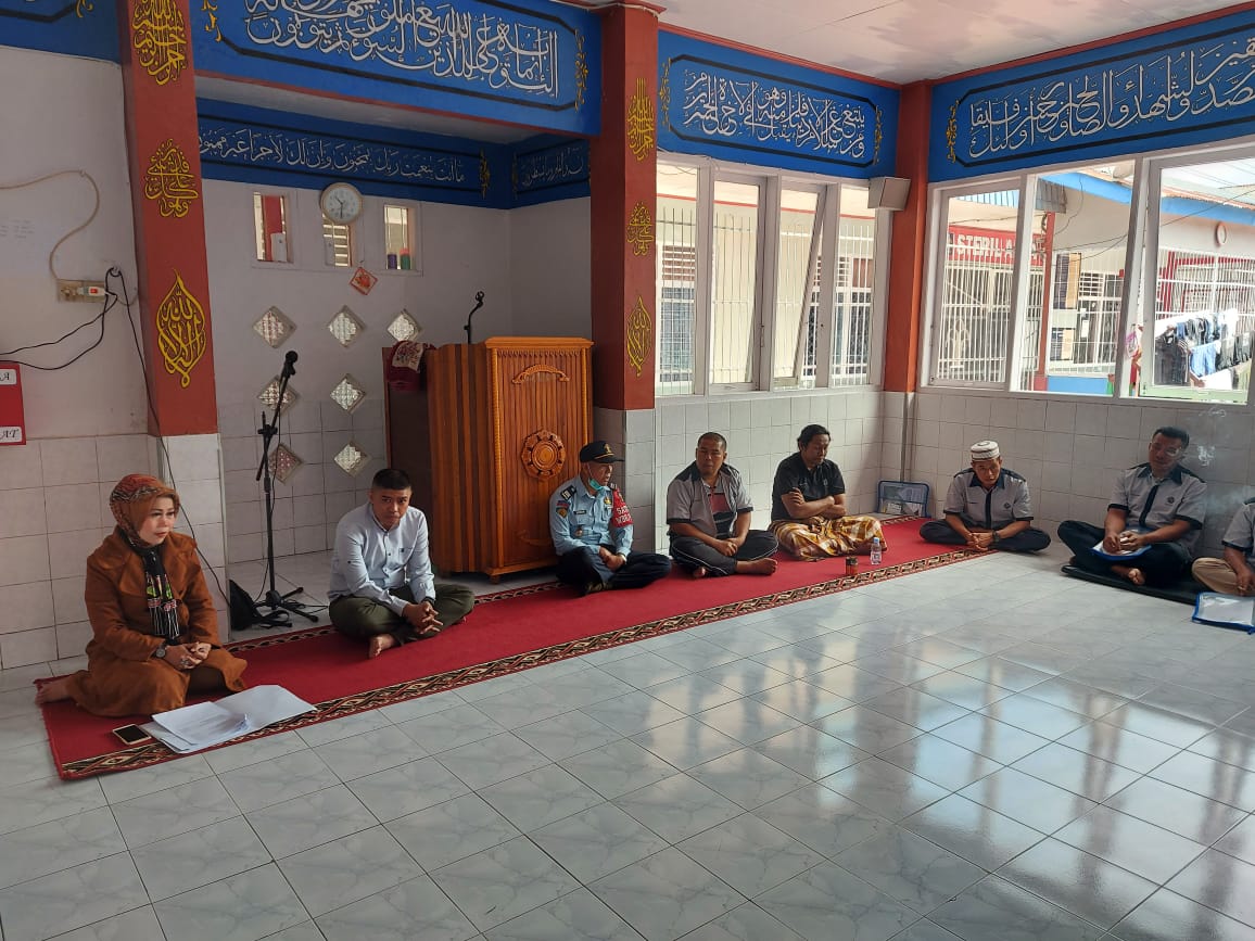 UPTD BLK Melakukan Monitoring Evaluasi pelatihan berbasis kompetensi pemasangan listrik bangunan sederhana dan pengajuan form evaluasi penyelenggaraan pelatihan di Lapas Kelas 3 Alahan Panjang