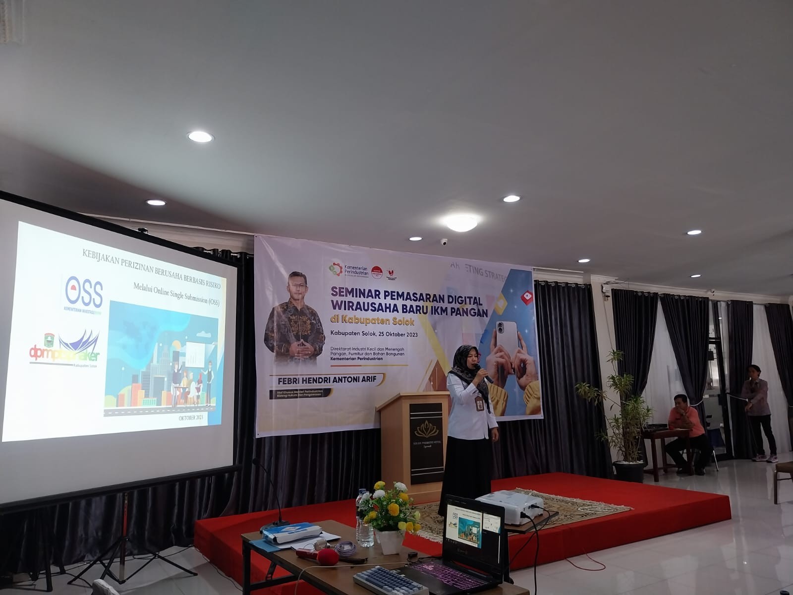 Seminar Pemasaran Digital Wirausaha Baru IKM Pangan